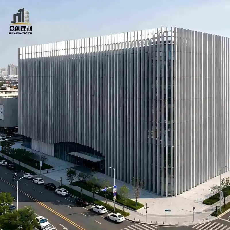 Aluminum Baffle Facade for Shopping Malls